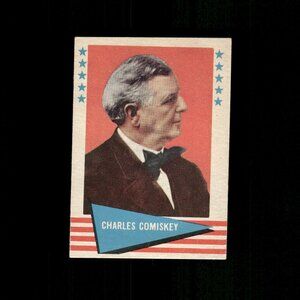 1961 Fleer #18 Charles Comiskey Baseball Card Chicago VINTAGE!